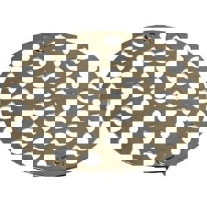 4 OD SHWR STRN W/ 33/8 CTRS PN